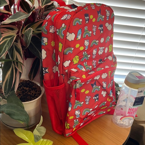 Hello Kitty Back to School Bundle! Backpack & Water bottle NWT - Picture 4 of 10